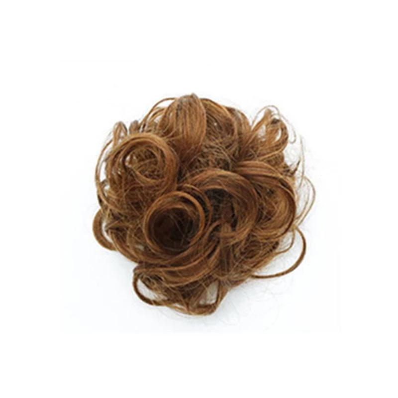 Rodet Knold Fake Hår Scrunchie | Lindegade