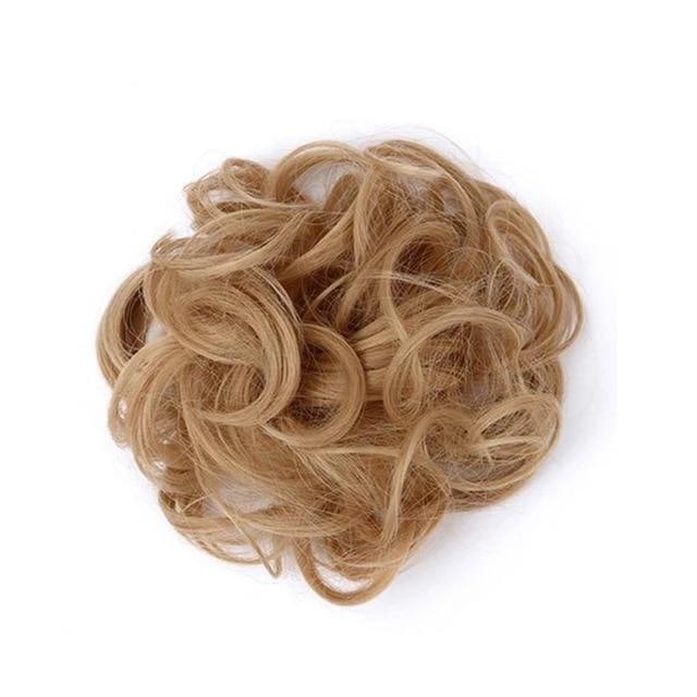 Rodet Knold Fake Hår Scrunchie | Lindegade