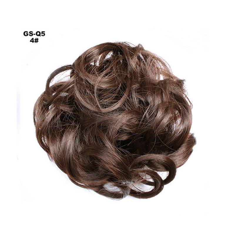 Rodet Knold Fake Hår Scrunchie | Lindegade