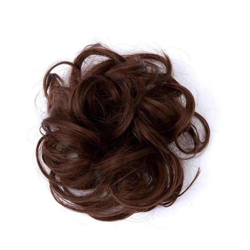 Rodet Knold Fake Hår Scrunchie | Lindegade