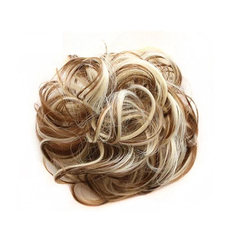 Rodet Knold Fake Hår Scrunchie | Lindegade