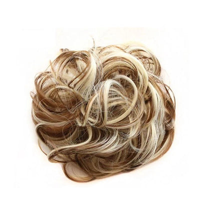 Rodet Knold Fake Hår Scrunchie | Lindegade