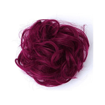 Rodet Knold Fake Hår Scrunchie | Lindegade
