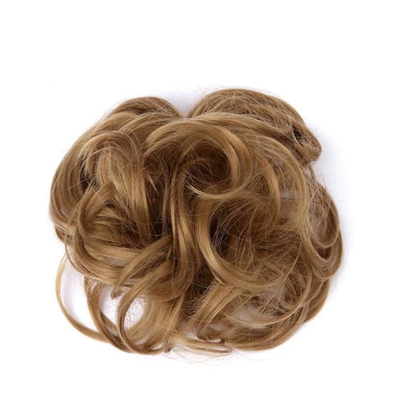 Rodet Knold Fake Hår Scrunchie | Lindegade