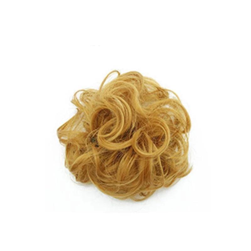 Rodet Knold Fake Hår Scrunchie | Lindegade