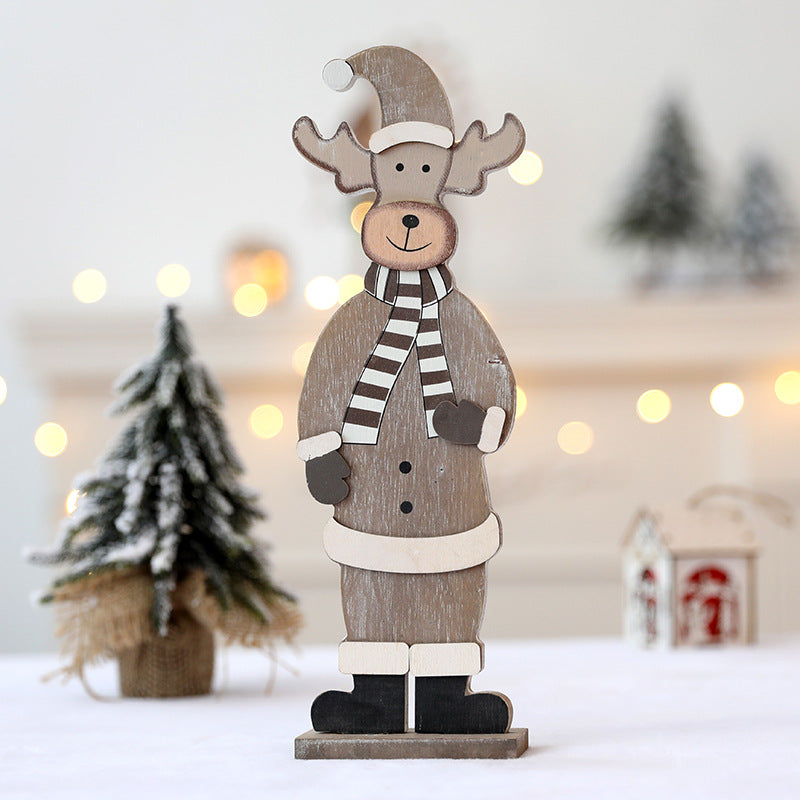 Sæt med dekorative julefigurer
