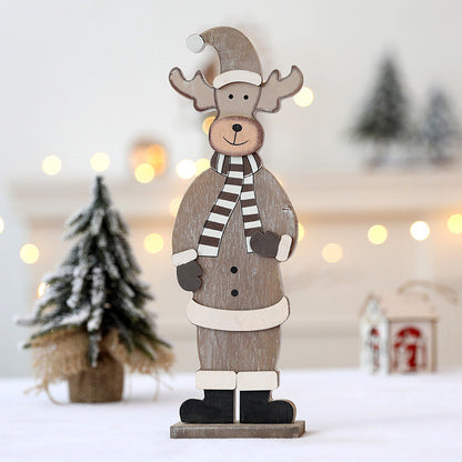 Sæt med dekorative julefigurer