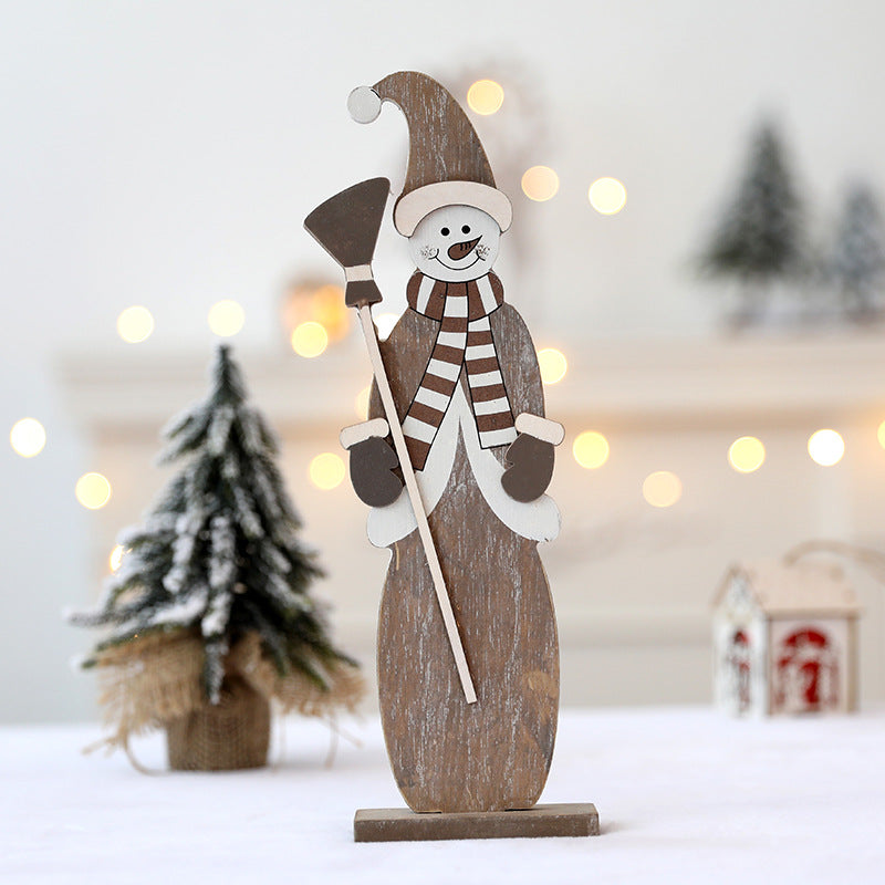 Sæt med dekorative julefigurer