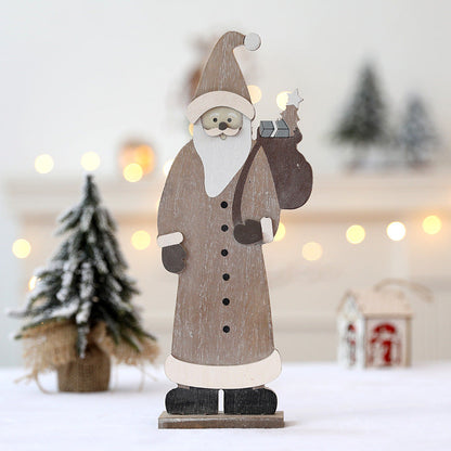 Sæt med dekorative julefigurer