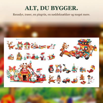 Julekalender med Julemandens Juleby, Byggesæt med Rensdyrslæde