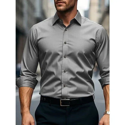 Slim fit button-down-skjorte til mænd til business og casual stil