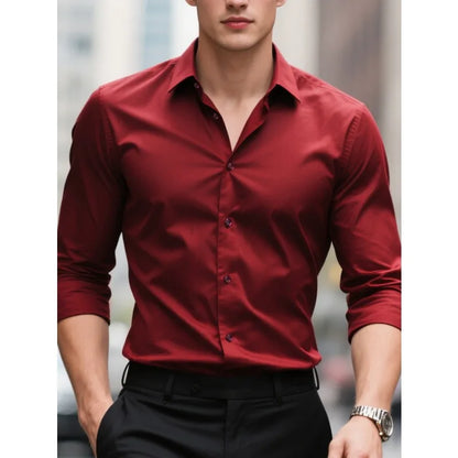 Slim fit button-down-skjorte til mænd til business og casual stil