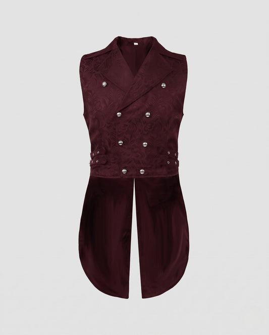 Stilfuld og elegant vest til kvinder med luksuriøse detaljer og asymmetrisk snit
