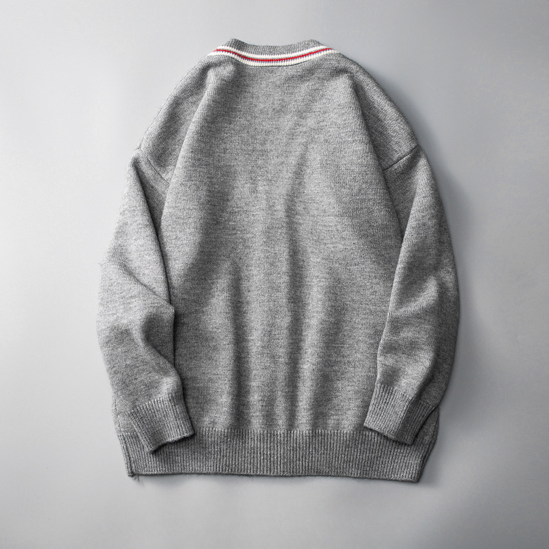 Stribet retro-strikcardigan til damer