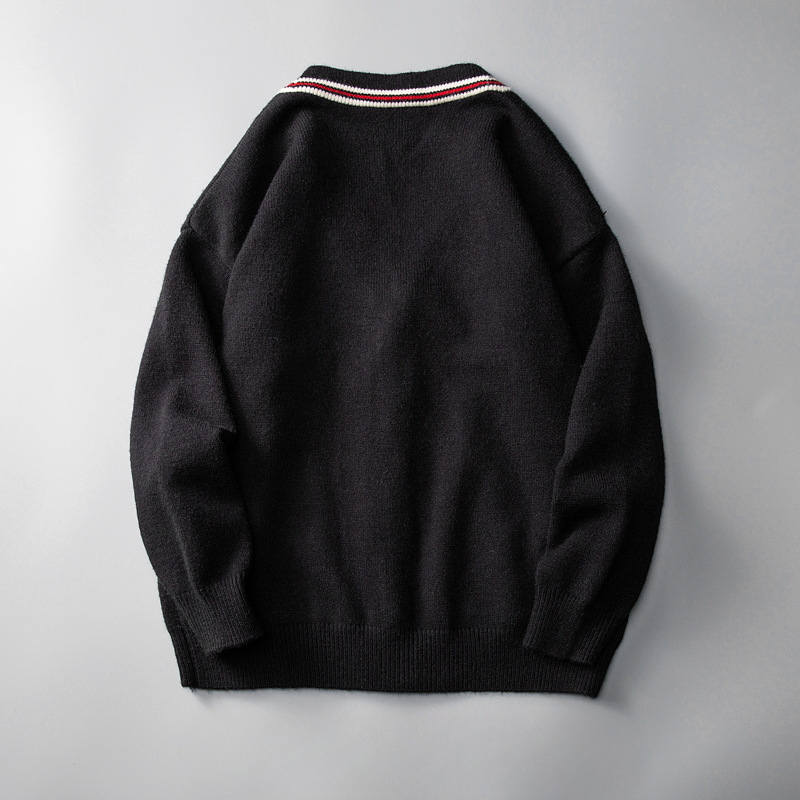 Stribet retro-strikcardigan til damer