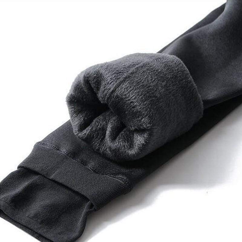 Termoleggings i fleece til damer – forede vinterleggings med høj talje, varme og elastiske