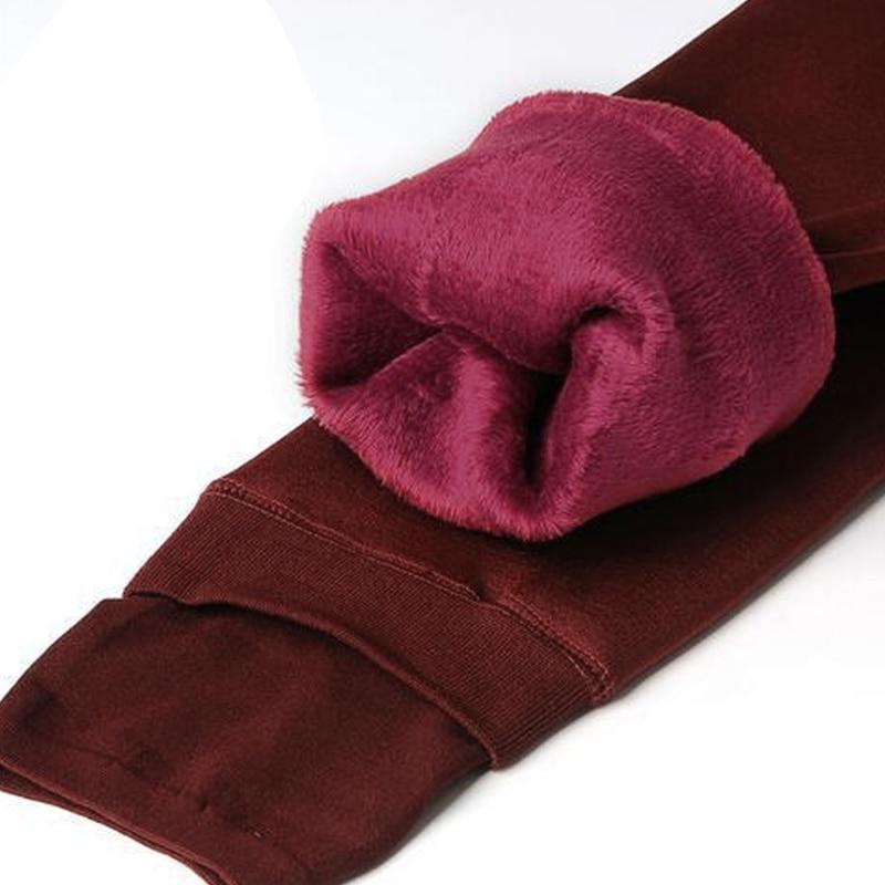 Termoleggings i fleece til damer – forede vinterleggings med høj talje, varme og elastiske