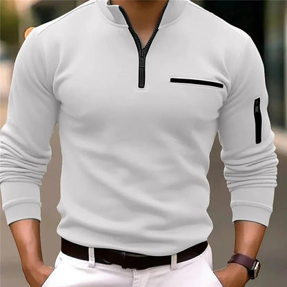 Erwan | Pull Slim Fit Homme à Col Zippé - Image 4