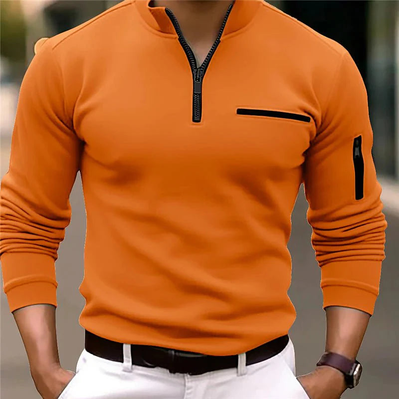Erwan | Pull Slim Fit Homme à Col Zippé - Image 3
