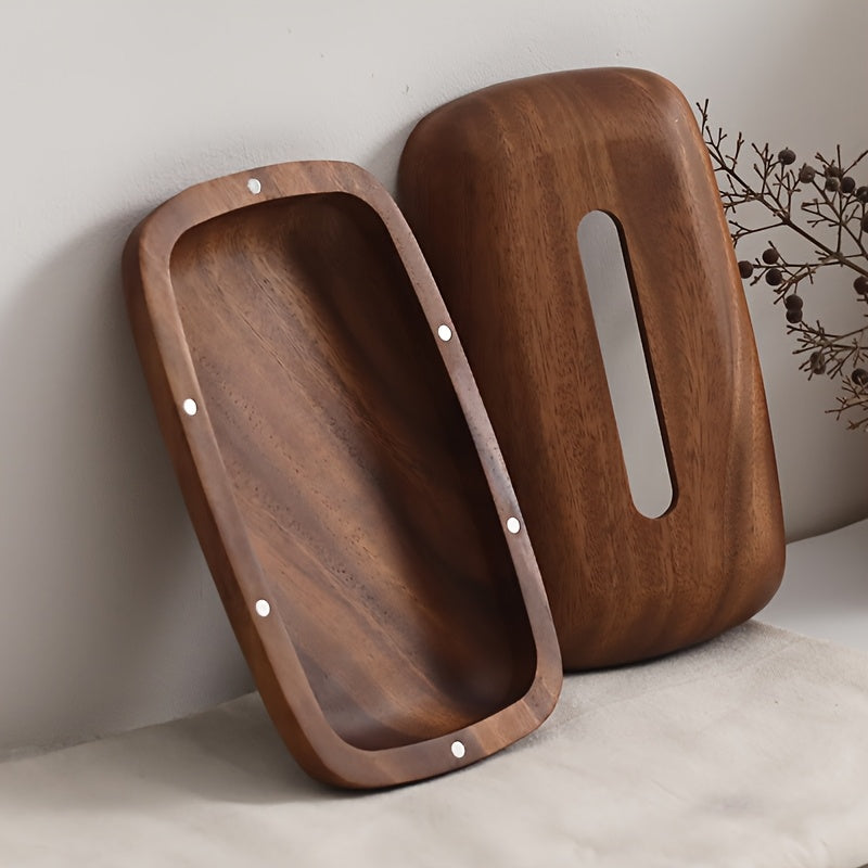 Tissueboksholder i valnød – elegant og funktionelt design