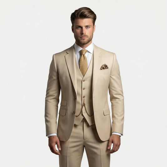 Tredelt slim fit-jakkesæt