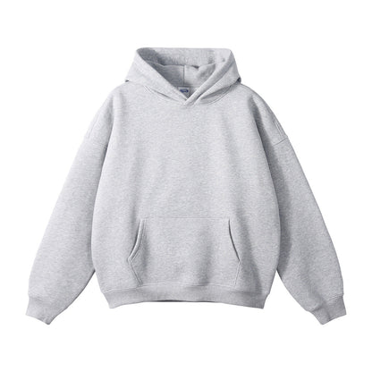 Unisex loose-fit hættetrøje i økologisk bomuld med kængurulomme