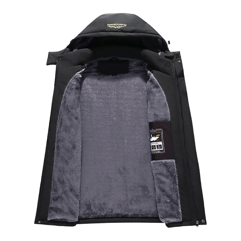 Vandtæt jakke med fleece
