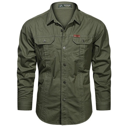 Khaled | Chemise en coton durable pour hommes, destinée à l'extérieur - Image 6