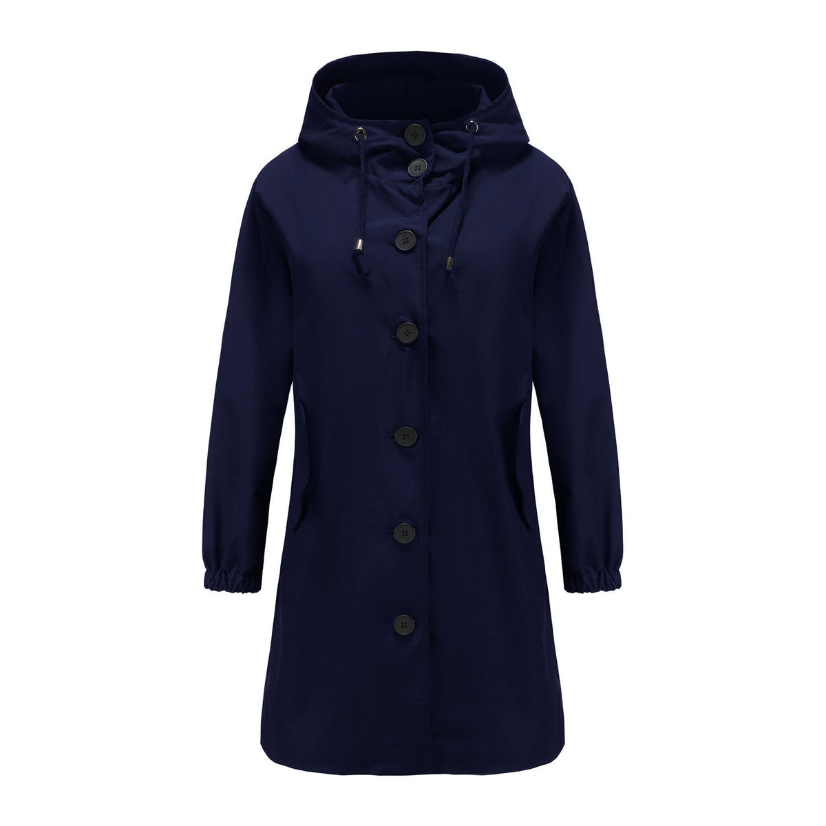 Maude | Manteau Long Trapèze à Capuche pour Femme - Image 7