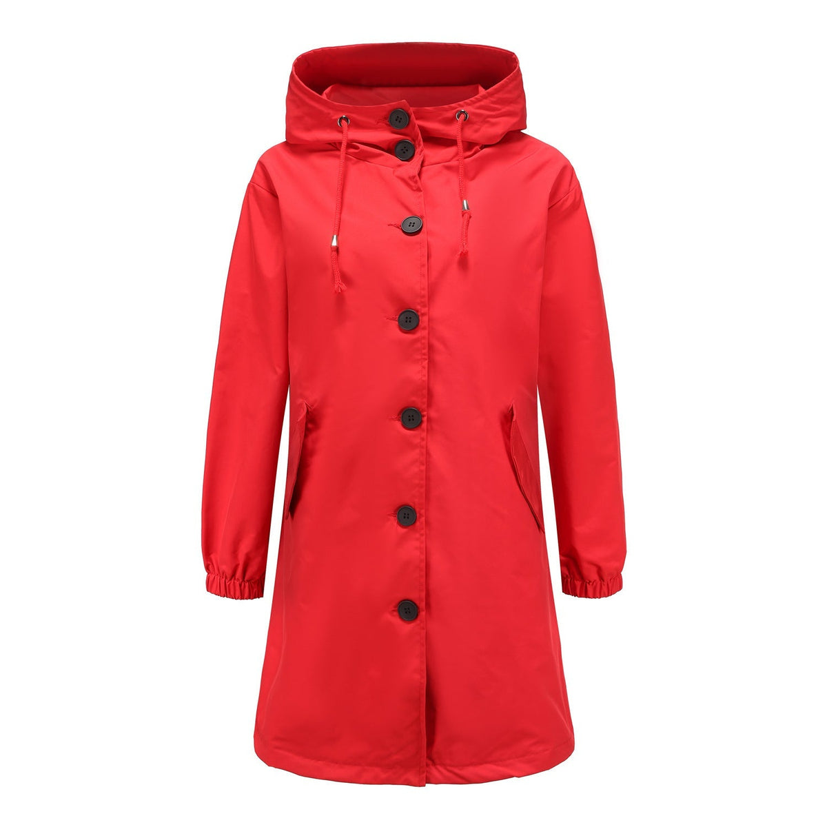 Maude | Manteau Long Trapèze à Capuche pour Femme - Image 8