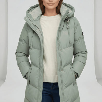 Vinterparka med hætte - Emelie