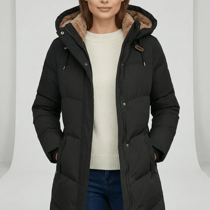 Vinterparka med hætte - Emelie