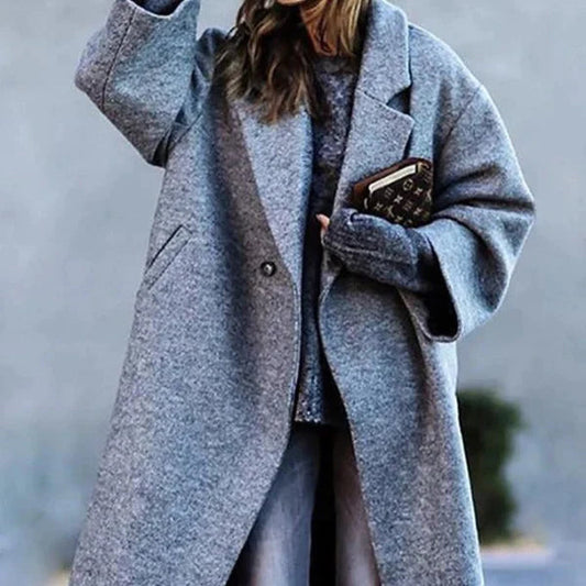 Lucie | Manteau Long Oversize Femme - Image 1